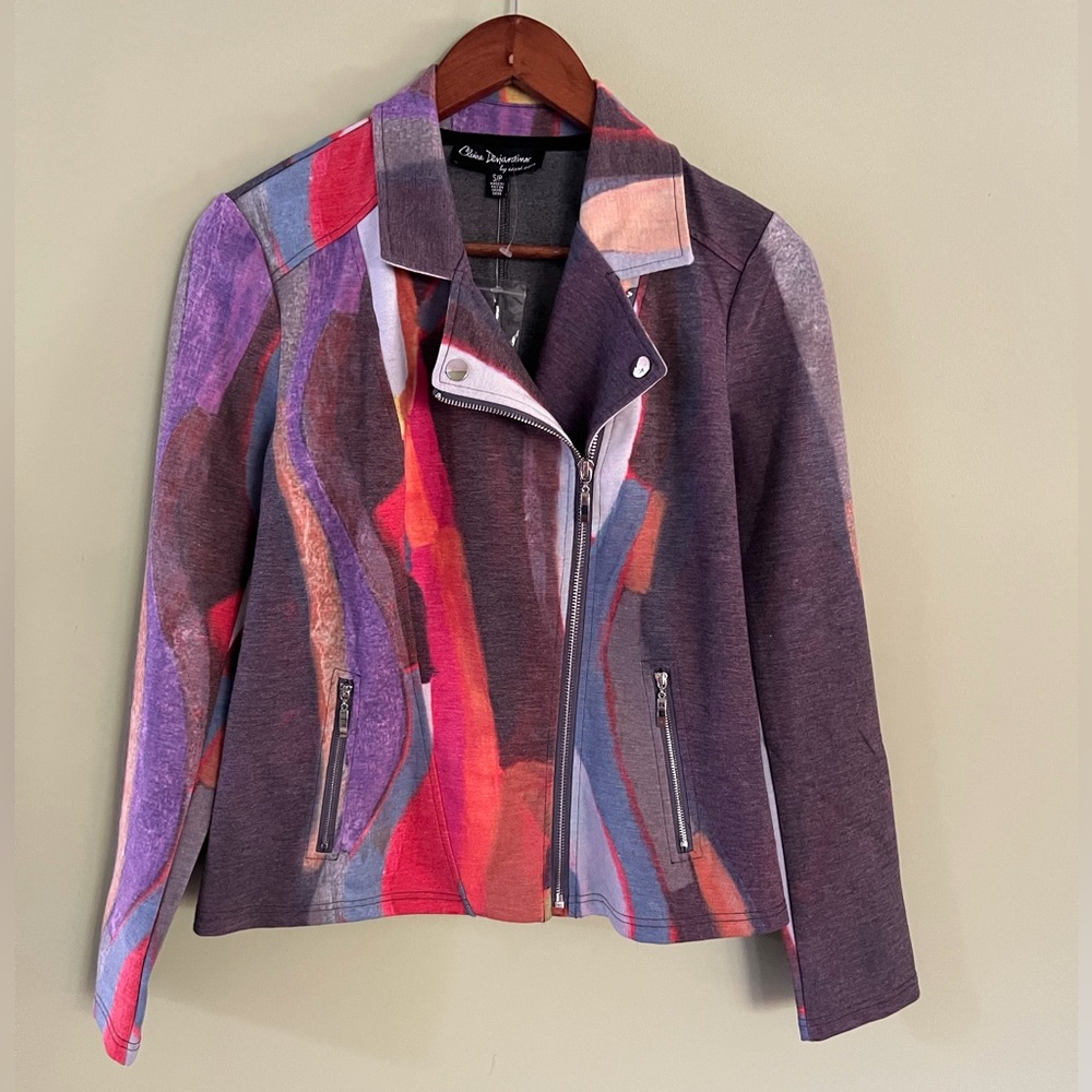 🔥 FINAL SALE $39 Claire Desjardins By Carre Noir “Mood Swing” Abstract Jacket